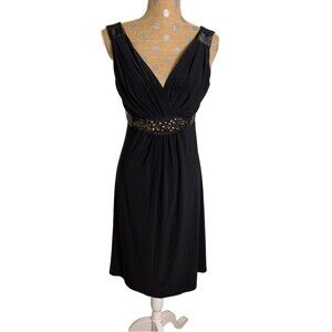 Scarlett Nite Vintage Y2K Dress Womens 8 Belt Babydoll Tie Whimsigoth Mcbling